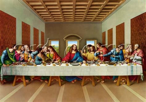 Leonardo Da Vinci The Picture Of The Last Supper Painting