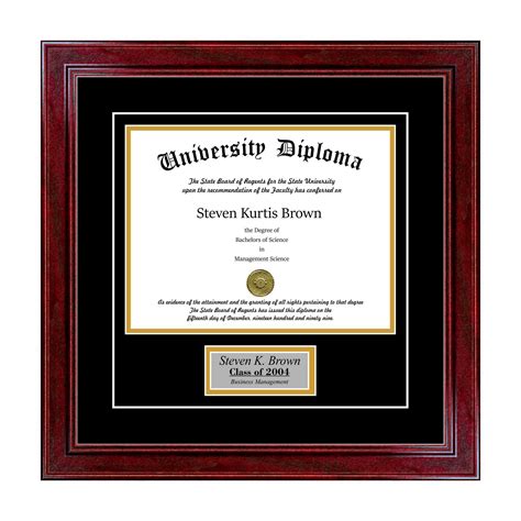 University Diploma Frames Perfect Cases And Frames