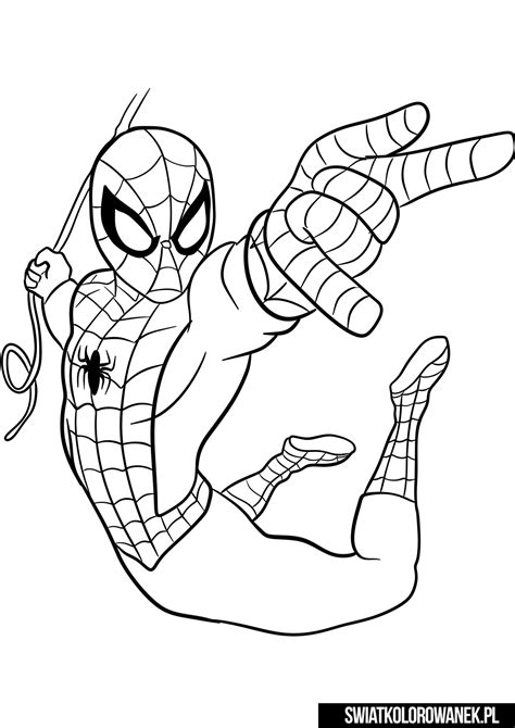 Spiderman Malowanki Darmowe Kolorowanki Do Druku