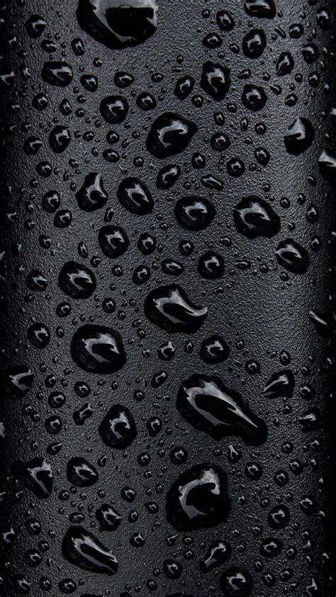 Black Raindrops Hd Smartphone Wallpaper Black Phone Wallpaper Galaxy