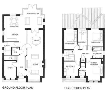 bedroom house plans  story unique house floor plans  story