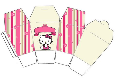 Cajitas Imprimibles De Hello Kitty Ideas Y Material Gratis Para