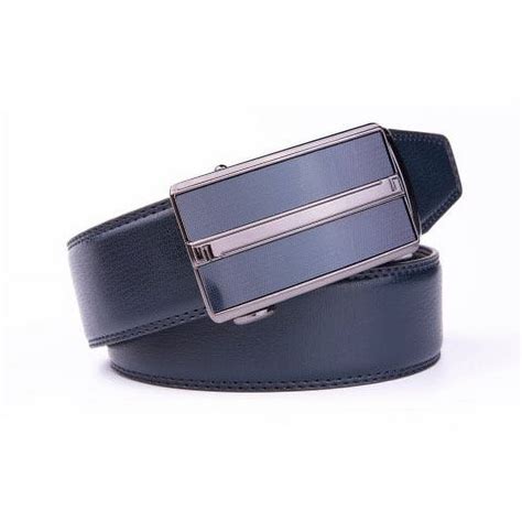 Pant Belts For Men Classic Faux Leather Trim To Fit Ratchet Dress Belt