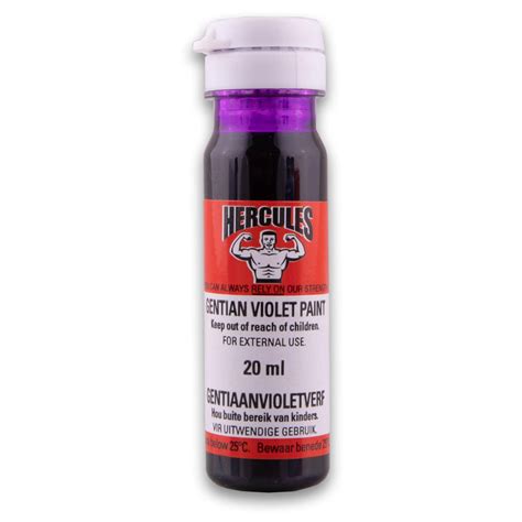 Hercules Gentian Violet Paint 20ml Cosmetic Connection