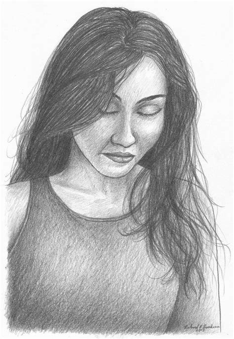Sad Girl Sketch By Richardebarahona On Deviantart