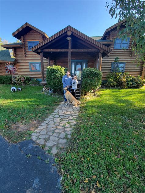 Somerset WI Log Home Under Contract In Rural Setting With Outbuilding