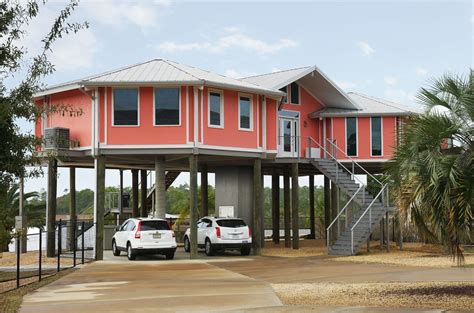 Here are 10 designs that ignore convention and are instead shaped like sausages, stars and even eyeballs. Hurricane-Proof Home on Pilings (Stilt House) - Home Front ...