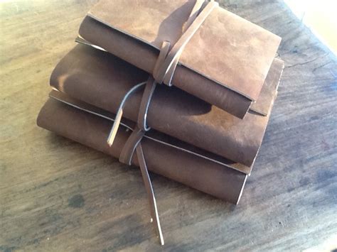 Tan Writing Journal Refillable Leather Journal Soft Tan Etsy