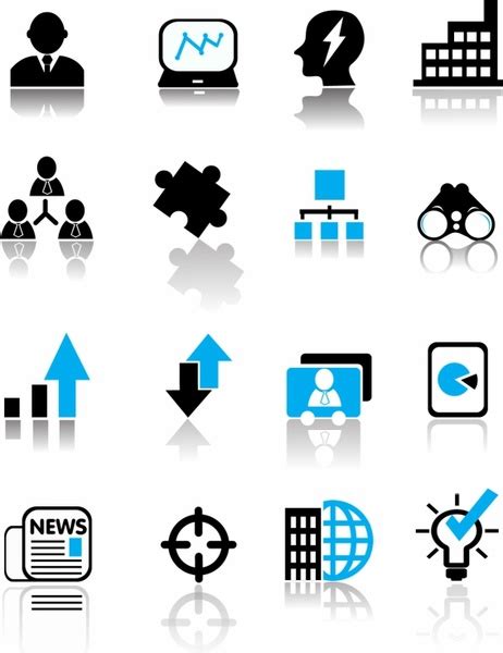 Business Icons Free Vector In Adobe Illustrator Ai Ai