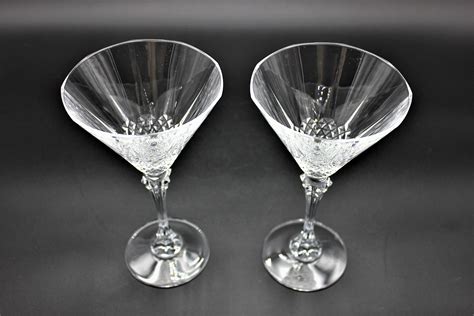 Martini Glasses Cristal D Arques Longchamp Crystal 7 Etsy