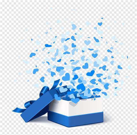 Gift Box Paper Blue Gift Box White And Blue Gift Box Screenshot Blue