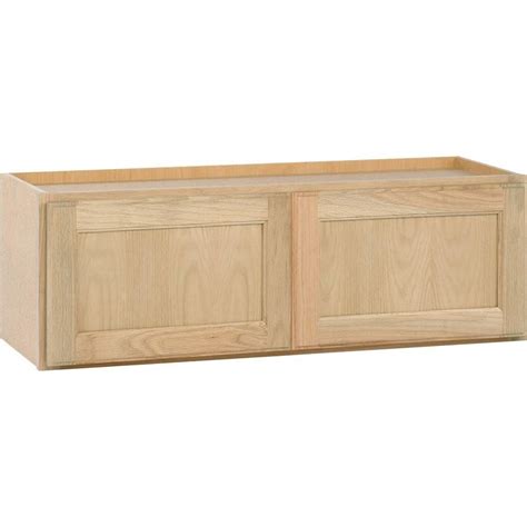 Assembled 36x12x12 In Wall Kitchen Cabinet In Unfinished Oak W3612ohd