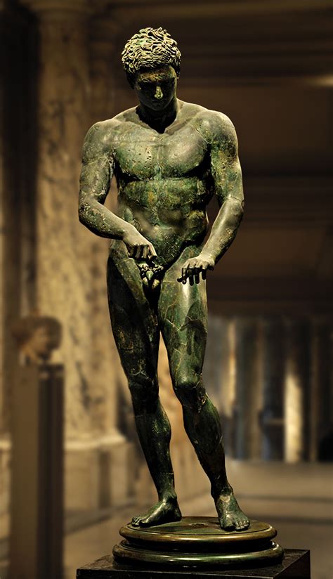 Apoxyomenos Athlete Scraping His Body With A Strigil Vienna Ephesos Museum