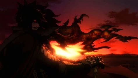 Vlad Tepes Anime Nosferatu Dracula Vampire Sunset Impaler Count