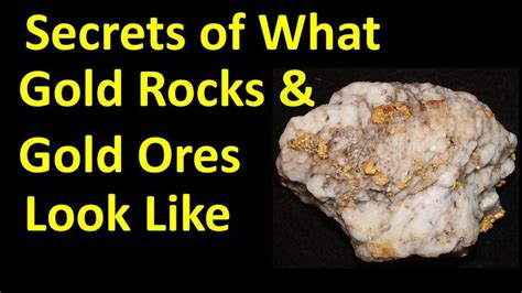What Does Gold Look Like In Rocks Gold Bearing Rock Identification