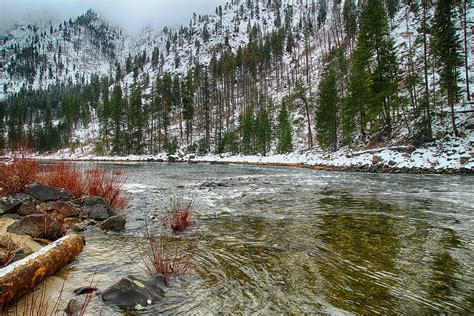 Winter Waters In The Tumwater Canyon Photograph By Lynn Hopwood