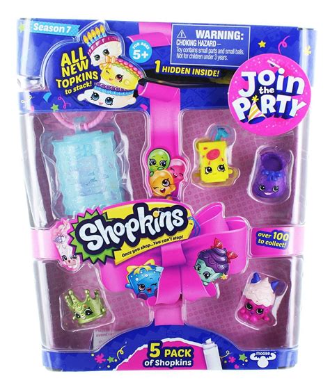 S7 5pk Toy Shopkins Season 7 Brings All New Party Themed Shopkins To