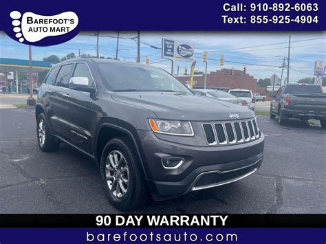 Used 2016 Jeep Grand Cherokee 4dr Limited 4wd For Sale In Dunn Nc 28334