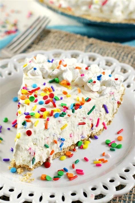 No Bake Funfetti Cheesecake Love Bakes Good Cakes Recipe Funfetti