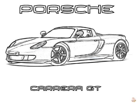 Divirta se as páginas para colorir gratuitas da Porsche para