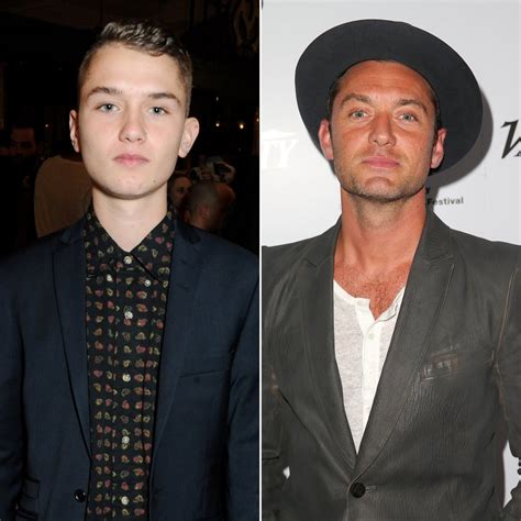 Jude Law And Rafferty Law Celebrity Dads With Look Alike Sons Popsugar Celebrity Photo 14