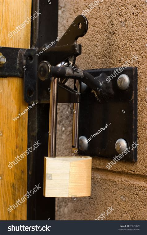 Lots of comments on weather or not it's important to even try to strengthen a door.here are the 2019 fbi statistics:56% of burglars enter through a door.23. Backyard Door Long Handle Lock Focus Stock Photo 1959479 ...