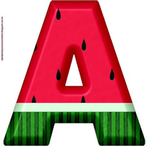 Watermelon Cocomelon Alphabet Letters Printable Printable World Holiday