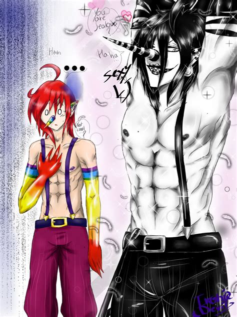 Laughing Jack And Rainbow Jack Sexy Clown By Ironiadevil On Deviantart