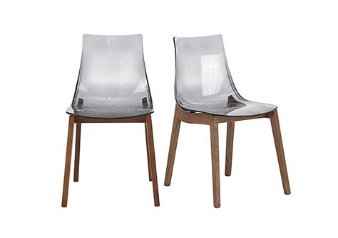 For over 50 years muniz acrylic furniture chairs have been providing commercial and residential interior designers with the best in see more ideas about acrylic furniture, acrylic chair, furniture. Mikado Pair of Smoke Grey Acrylic Dining Chairs ...