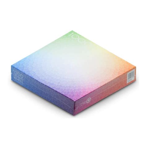 1000 Colors Round Color Wheel Jigsaw Puzzle Cmyk Gradient By Clemens