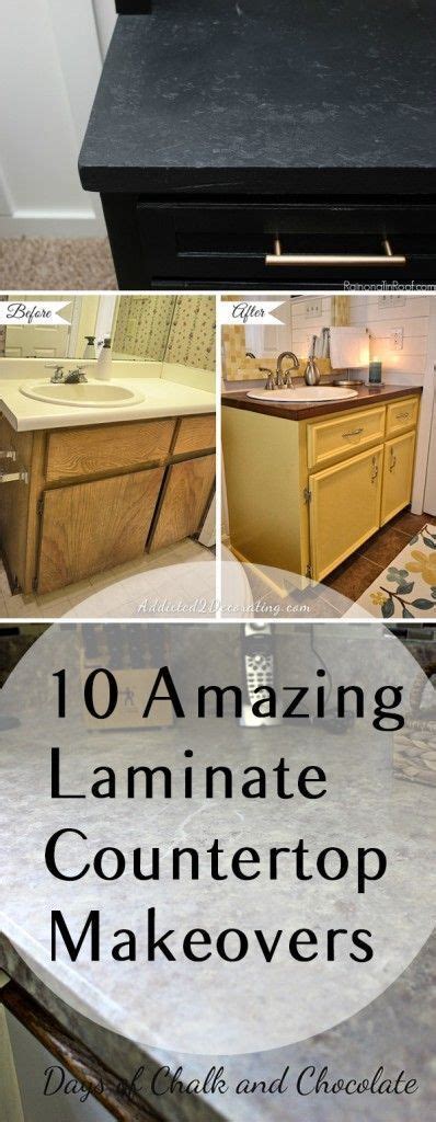 This is not a diy, but you can order them at your basic box store. 10 Amazing Laminate Countertop Makeovers | Laminate countertops, Diy countertops, Cheap countertops