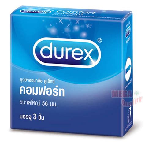 Durex Comfort Extra Safe Smooth Condom Natural Lubricated Latex Large