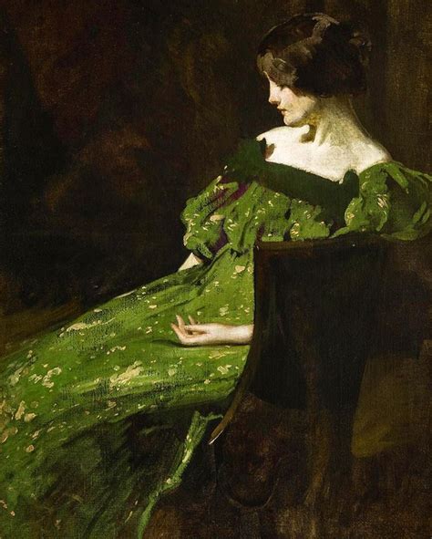 Green Girl By John White Alexander C 1897 The Woman Depicted Is
