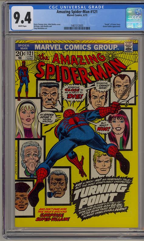 Amazing Spider Man 121 1973 Gwen Stacy Green Goblin Jackal Relic