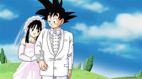 Free Download Hd Wallpaper Son Goku And Chi Chi From Dragon Ball Z