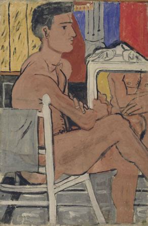 Italian Nude Sitting By Yiannis Tsaroychis Greece
