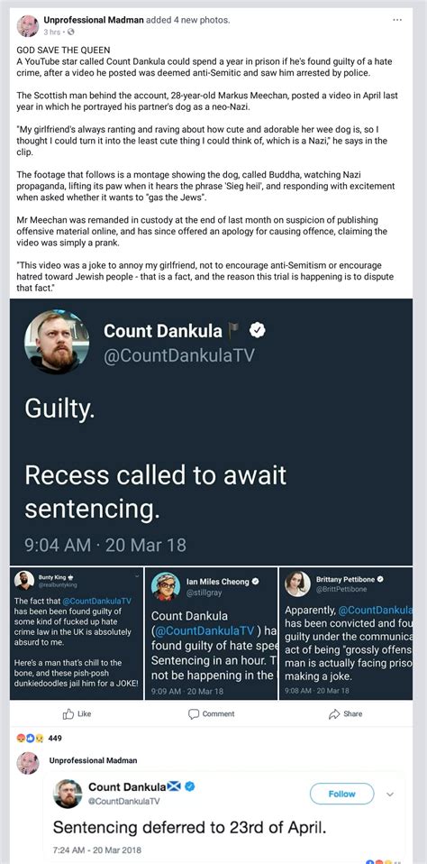 unprofessional madman about count dankula s hate speech trial count dankula s hate speech