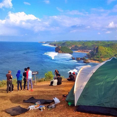 Tiket Masuk Puncak Kosakora Jogja Tempat Camping Terbaru Di Gunung Kidul