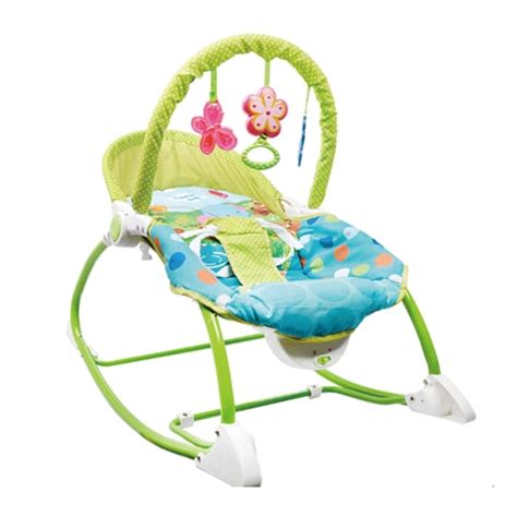 Green Color Multifunctional Baby Rocking Chair Electric Baby Bouncer