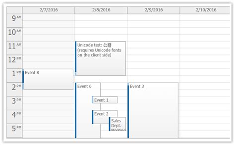 DayPilot Lite for ASP.NET MVC 1.5 SP1 | DayPilot for ASP.NET MVC - Calendar, Scheduler and Gantt ...