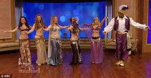 Kelly Ripa And Michael Strahan Dance With The Bellydance Superstars