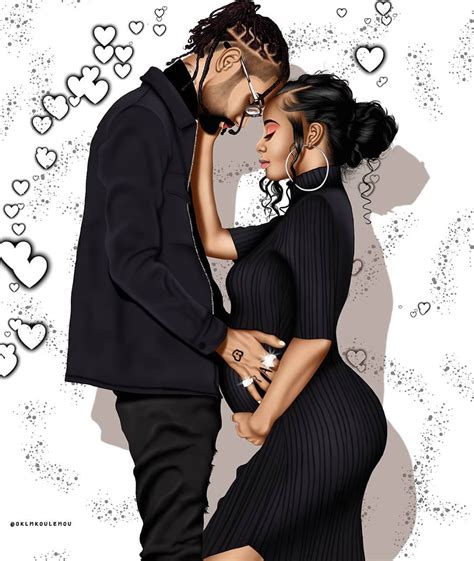 Black Couples Art On Instagram “by Mamadoukoulemou 🔥🔥🔥😍😍😍 Follow Blackcouplesreal