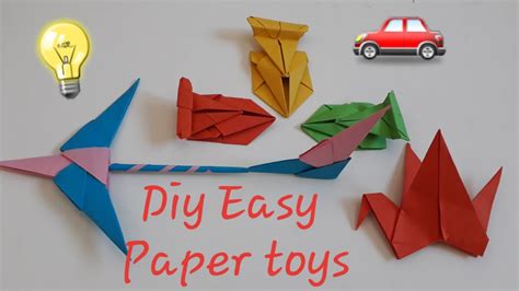 Diy Paper Toys Easy L Easy Paper Crafts Without Glue L Very Easy Paper