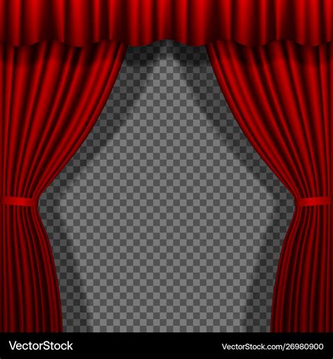 Transparent Red Theater Curtains Pic Spatula