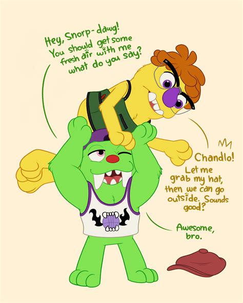 Chandlo X Snorpy Art Colored In Rbugsnax