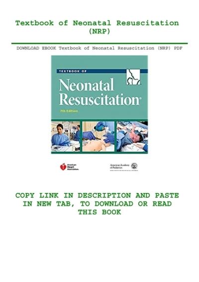 Download Ebook Textbook Of Neonatal Resuscitation Nrp Pdf