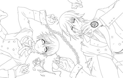 Black Butler Sebastian Coloring Pages At Free Printable Colorings Pages To