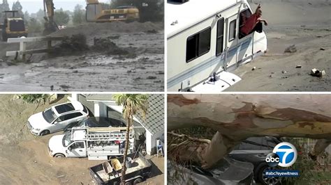 Coachella Valley Mud Flows Cathedral City Palm Springs Hit With Major