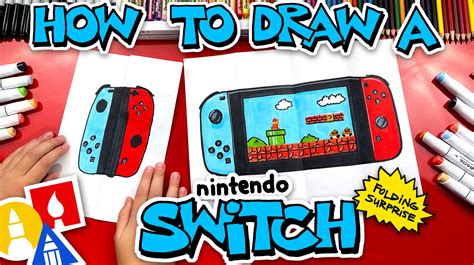 How To Draw A Nintendo Switch Folding Surprise