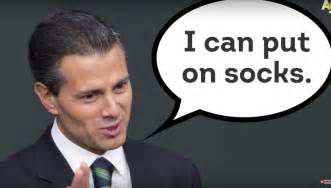 Peña Nieto Explains His Socks As His Popularity Plunges Al Día News